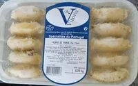 Mängden socker i ACRAS DE MORUE mini (pasteis de bacalhau)