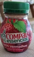Mängden socker i Compal essencial frutos vermelhos