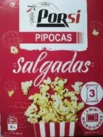 Mängden socker i Pipocas Salgadas