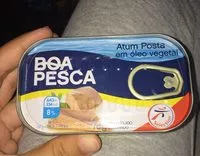 Mängden socker i Atum Posta em óleo vegetal