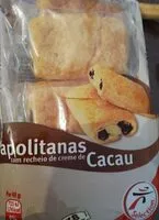 Mängden socker i Napolitanas com recheio de crème de cacau