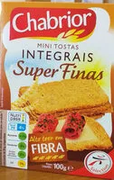 Mängden socker i Mini Tostas Integrais Super Finas