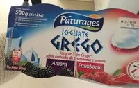 Mängden socker i Iogurte Grego Amora Framboesa