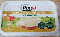 Mängden socker i Creme vegetal para barrar