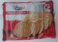 Mängden socker i Bolacha Maria