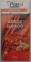 Mängden socker i Chocolate, Arroz Tufado