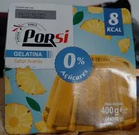 Mängden socker i Gelatina sabor ananas