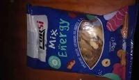 Mängden socker i Mix energy nuts