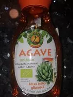Mängden socker i Agave biologico