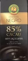 Mängden socker i Chocolate negro 85%