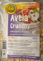 Mängden socker i Aveia Crunchy com espelta