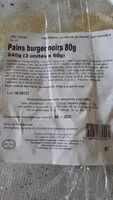 Mängden socker i Pains burger noir