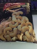 Mängden socker i mixbar кешью жареный соленый