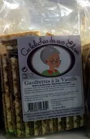 Mängden socker i gaufrettes à la vanille