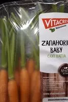 Mängden socker i Zanahoria baby con rama