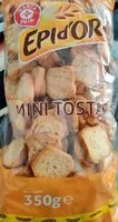 Mängden socker i Mini Tostas