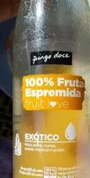 Mängden socker i 100 fruta espremida