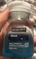 Mängden socker i Shot, botanic love, Maçã, Infusão de Camomila e Lavanda, Espirulina