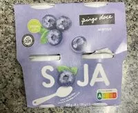 Mängden socker i Soja Mirtilo