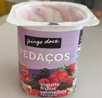 Mängden socker i Iogurte frutos vermellos