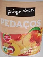 Mängden socker i yogurte pedaços pêssego