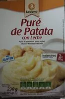 Mängden socker i Puré de patata con leche