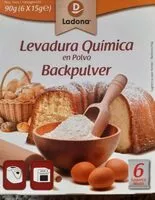 Mängden socker i Levadura química en polvo