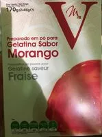 Mängden socker i Gelatina morango