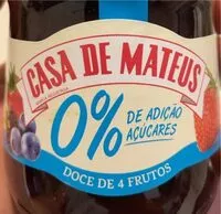 Mängden socker i Doce de 4 frutos