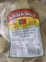 Mängden socker i Pastels de bacalhau