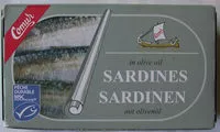 Mängden socker i Sardines à l'huile d'olive Comur