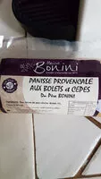Mängden socker i panisse provençale aux volets et cepes
