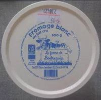 Mängden socker i Fromage blanc au lait cru