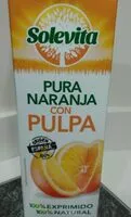 Mängden socker i Pura naranja con pulpa