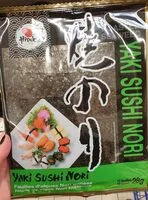 Mängden socker i Feuilles d'algues nori