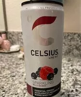 Mängden socker i Celsius  sparkling wild berry