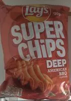 Mängden socker i Super chips deep american bbq flavour