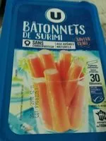 Mängden socker i Batonnets surimi
