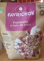 Mängden socker i Favrichon framboise noix de coco