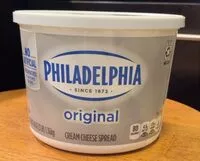 Mängden socker i Original cream cheese spread