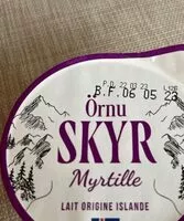 Mängden socker i Orne SKYR myrtille