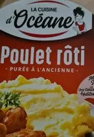 Mängden socker i Poulet rôti-purée à l'ancienne-