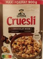 Mängden socker i Cruesli chocolat noir