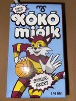 Mängden socker i Kókómjólk sykurskert