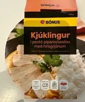 Mängden socker i Kjúklingur í piparostasósu með hrísgrjónum