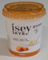 Mängden socker i Skyr toffee