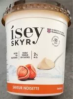Mängden socker i Isey Skyr saveur noisette