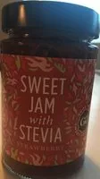 Mängden socker i Sweet Jam with Stevia Strawberry