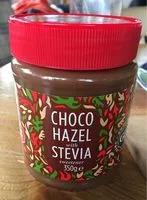Mängden socker i Choco hazel with stevia