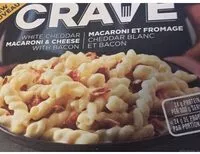Mängden socker i White Cheddar Macaroni & Cheese with Bacon